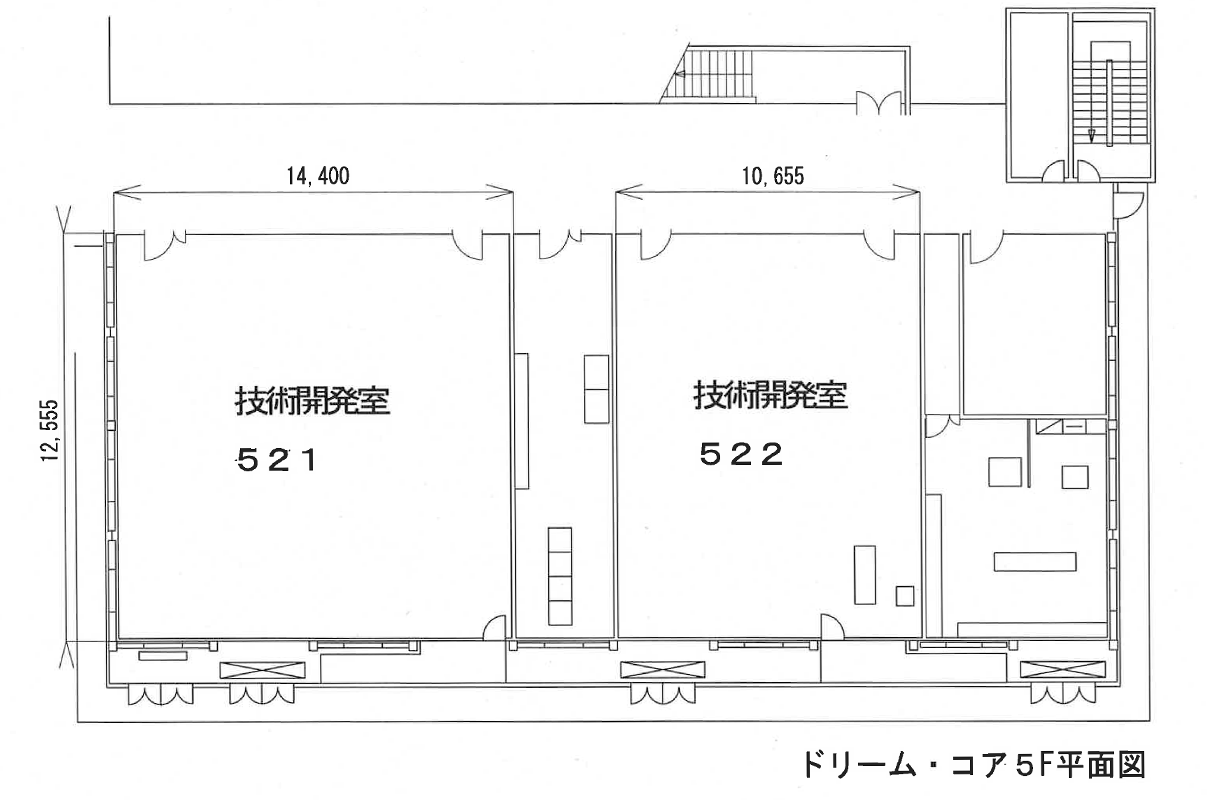 ドリームコア5階平面図